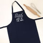 Daddy 'King Of' Personalised Apron, thumbnail 5 of 6