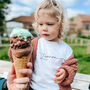 Personalised Delicate Script Toddler T Shirt, thumbnail 1 of 12