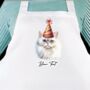 Personalised Gift Apron Cat Birthday Party Hat. 20 Different Breeds, thumbnail 9 of 12