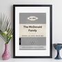 Family Print Personalised Book Cover Gift, thumbnail 12 of 12