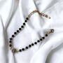 Indian Black Crystal Beads Zircon Mangalsutra Bracelet, thumbnail 9 of 9