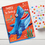 Shark Birthday Card, thumbnail 2 of 2