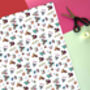Retro 80s Icons Wrapping Paper – Vintage Pop Culture Gift Wrap For Birthdays, thumbnail 1 of 8