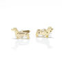 Dachshund Cufflinks In 9ct Solid Gold, thumbnail 3 of 5