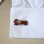 Red Vintage Car Cufflinks 316 L Stainless Steel Classic Racing Men Gift, thumbnail 1 of 5