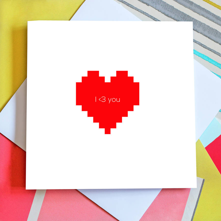 I Love You Card By Rabal | notonthehighstreet.com