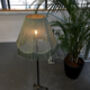 Reclaimed Lampshade In Recycled Cotton, Large Scallop, thumbnail 2 of 3