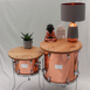 Upcycled Bespoke Drum Table, thumbnail 1 of 5