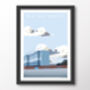 Manchester City Maine Road Kippax Poster, thumbnail 8 of 8