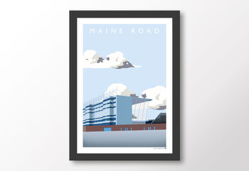 Manchester City Maine Road Kippax Poster, 8 of 8
