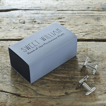 Black Cockapoo / Labradoodle Cufflinks Personalised Dog Lover Gift, 3 of 11