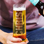 Personalised Name Beer Glass, thumbnail 1 of 5