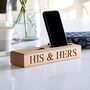 Personalised Wooden Multiple Phone Stand, thumbnail 1 of 2