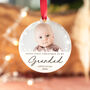 Personalised Photo Bauble For First Christmas As Grandad, thumbnail 3 of 5