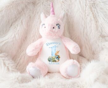 Personalised Blue First Easter Teddy, 8 of 12