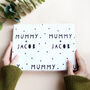 Personalised Daddy + Child, Father's Day Wrapping Paper, thumbnail 2 of 5