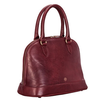 Ladies Classic Leather Handbag 'Rosa', 7 of 12