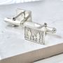 Personalised Sterling Silver Family Tree Cufflinks, thumbnail 2 of 5