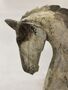 Xl Wooden Carved Horse On Metal Stand, thumbnail 1 of 2