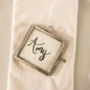 Tiny Silver Photo Frame Place Card, thumbnail 1 of 11