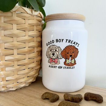 Personalised Good Dog Treat Jar, 3 of 12
