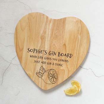 Personalised Gin Board, Gin Lover's Gift, 4 of 7