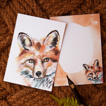 Inky Fox Luxury Postcards, 10 of 12
