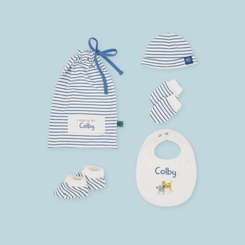 Personalised Really Wild Baby Accessory Set, 2 of 4