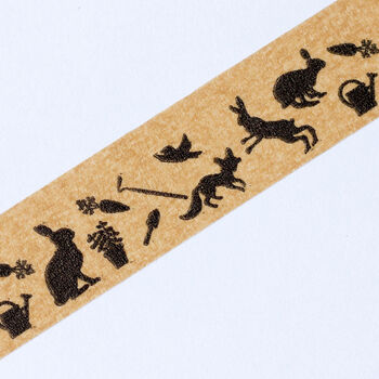 Bunny Rabbit Eco Friendly Brown Kraft Tape, 2 of 2