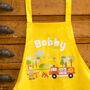 Children’s Personalised Fireman And Truck Crafts Apron, thumbnail 2 of 5