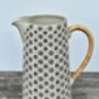 Purple Flower Patterned Jug, 22.5cm, thumbnail 1 of 3