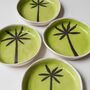 Handmade Ceramic Palm Tree Jewellery Dish, thumbnail 3 of 5