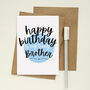 Birthday Card For Any Male Relation, thumbnail 1 of 8