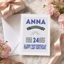 Personalised Special Date 21st Birthday Card, thumbnail 4 of 6