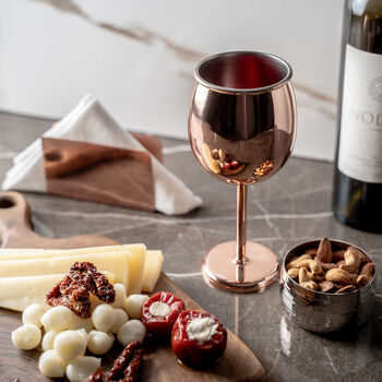 Handcrafted Copper Wine Goblet, 4 of 4
