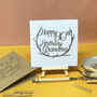 Personalised 80th Paper Cut Birthday Card, thumbnail 1 of 10