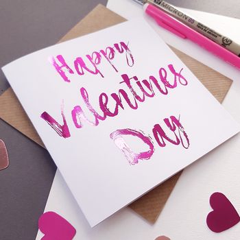 Foiled Valentine's Day Card | Boyfriend Or Girlfriend, 4 of 4