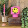 Smiley Face Pink Rechargeable Glow Lamp, thumbnail 6 of 6