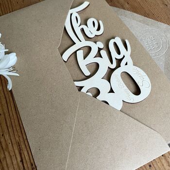 Personalised Big 30 Birthday Card, 3 of 8