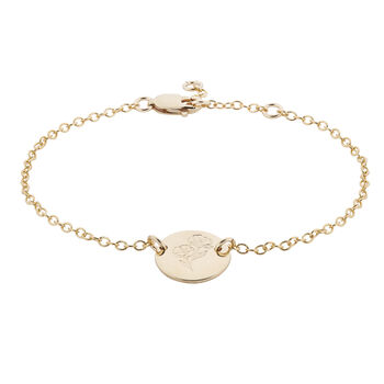 Gold Plated Or Sterling Silver Poppy Bracelet, 2 of 4