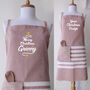 Personalised Cotton Handloomed Aprons, thumbnail 2 of 10