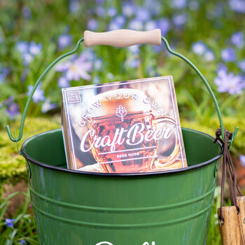 Personalised Grow Your Own Craft Beer And Bucket, 4 of 4