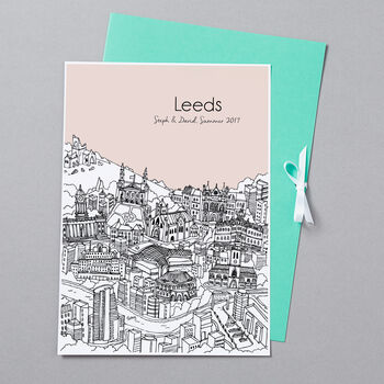 Personalised Leeds Print, 9 of 10