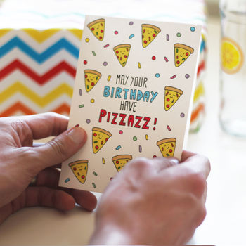 pizza birthday card birthday pizzazz by ladykerry illustrated gifts ...