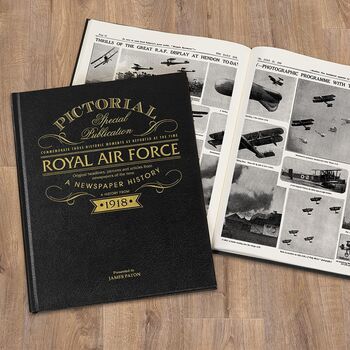 Raf Royal Air Force Personalised Deluxe History Book, 7 of 7