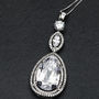 Peardrop Vintage Style Crystal Pendant, thumbnail 1 of 3