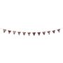 Luxe Pink Glitter Bunting, 3 M, thumbnail 3 of 4