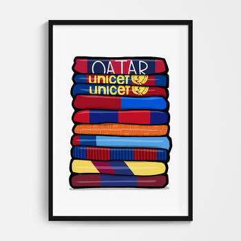 Football Shirt Stack Poster, 12 of 12