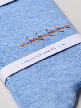 The Regatta – Luxury Rowing Themed Socks, 6 of 7