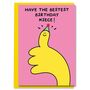 Cute Funny Niece Birthday Card Bestest Birthday, thumbnail 1 of 2